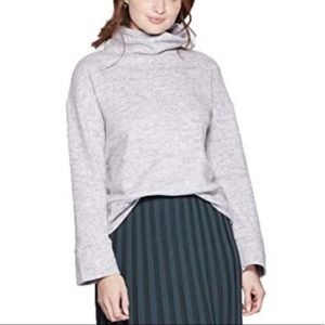 A New Day Cozy Turtleneck Pullover Gray Size Large